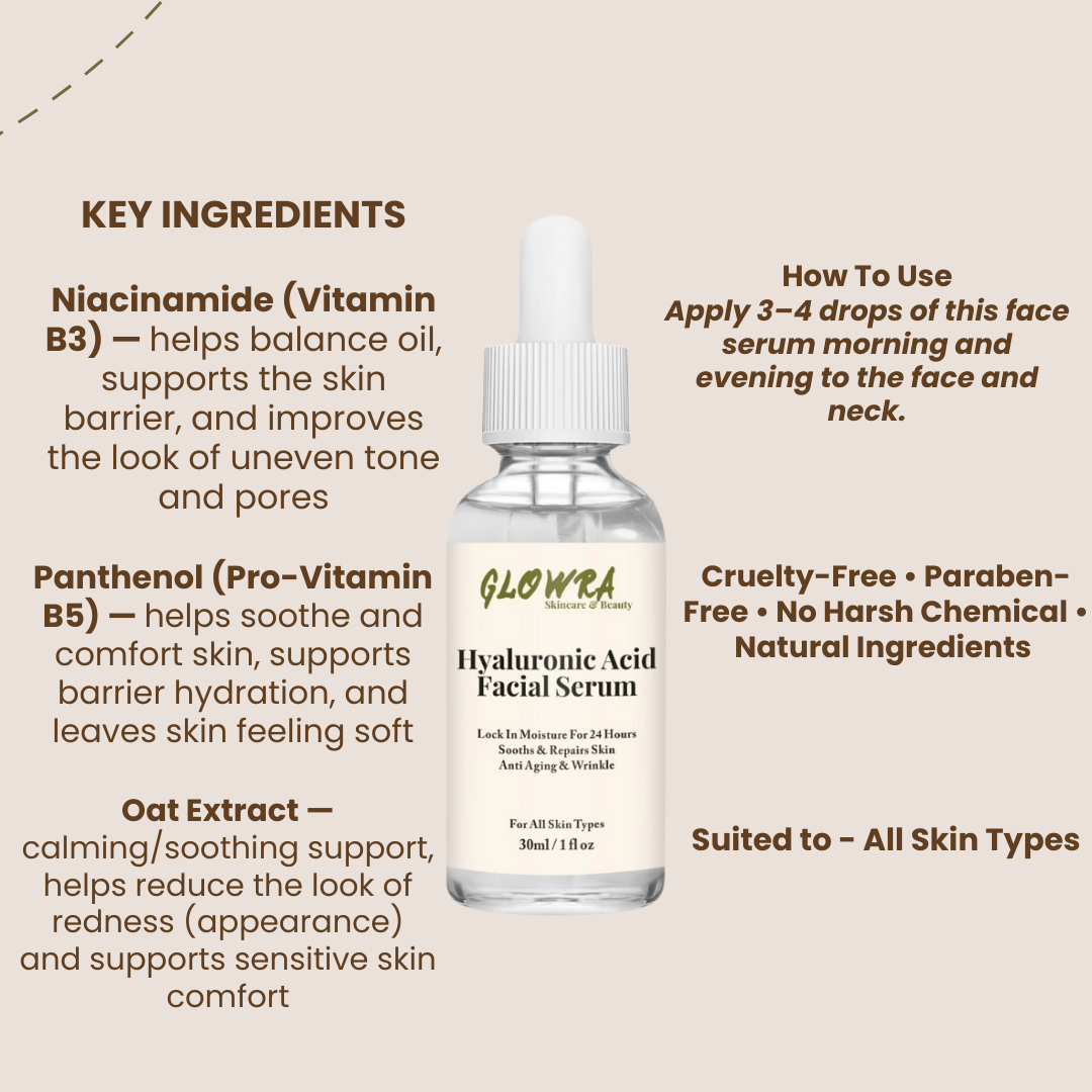Hyaluronic Acid Face Serum - 30ml