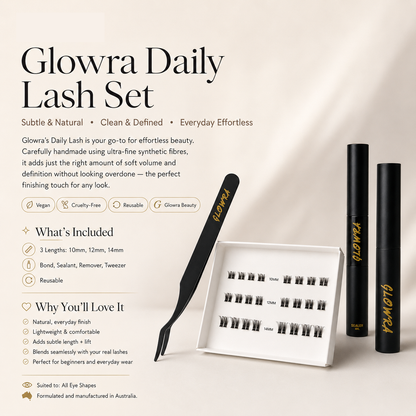 Glowra Daily Lash set
