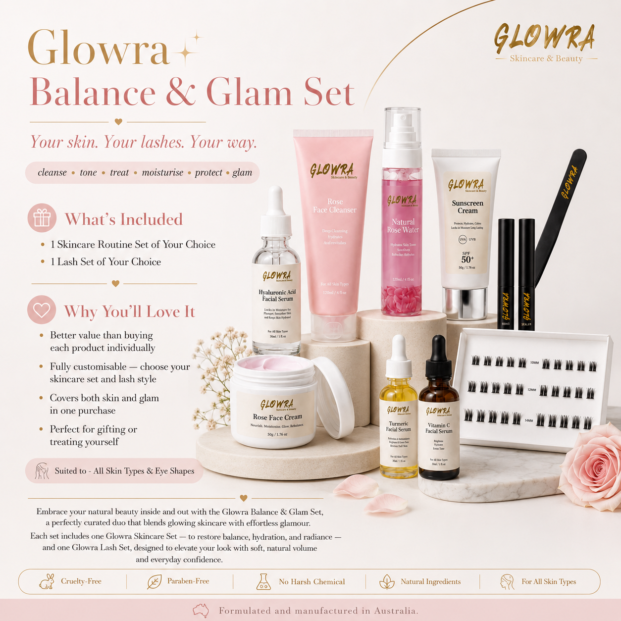 Glowra Balance & Glam Set