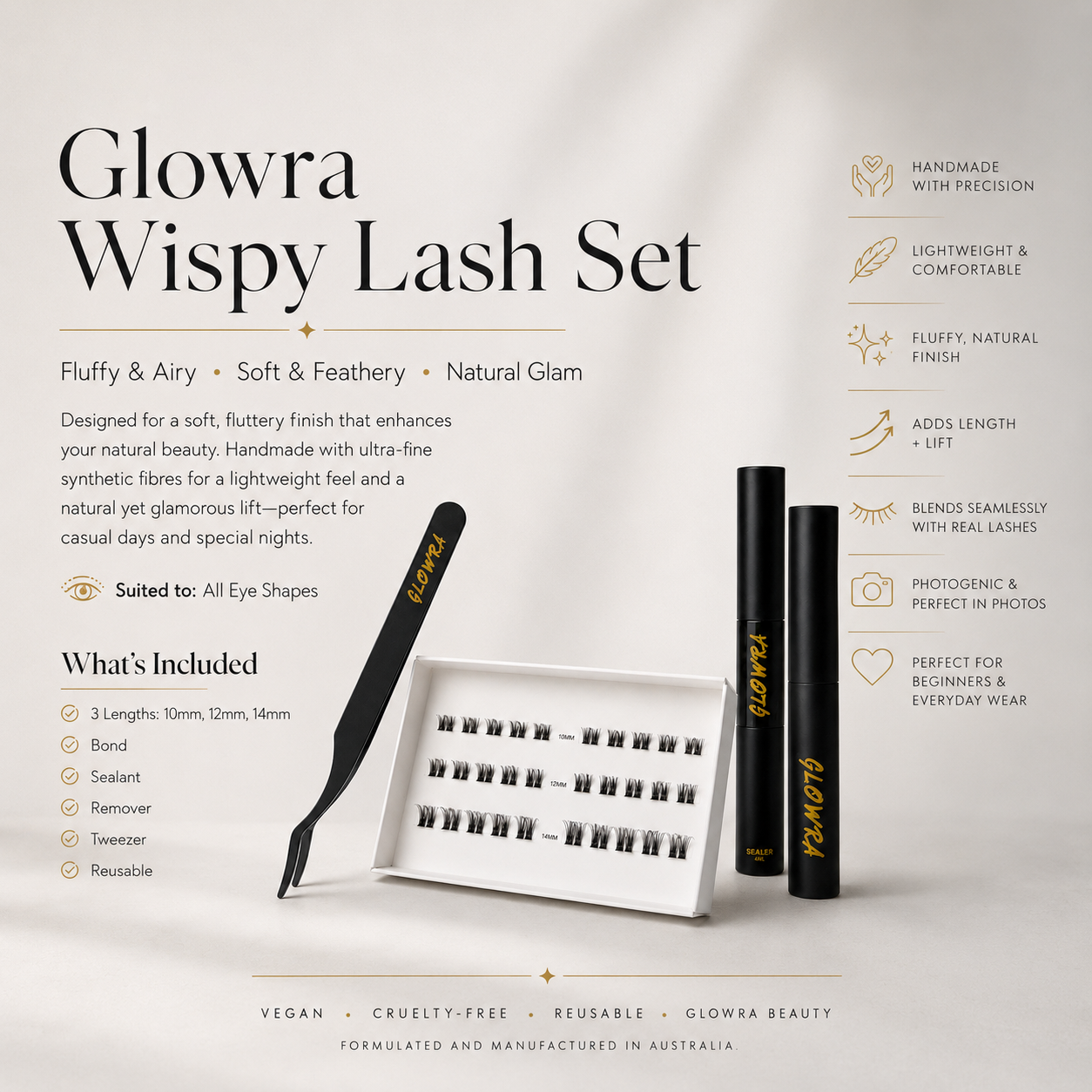 Glowra Wispy Lash set