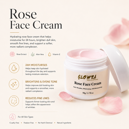Rose Face Cream - 50 ml