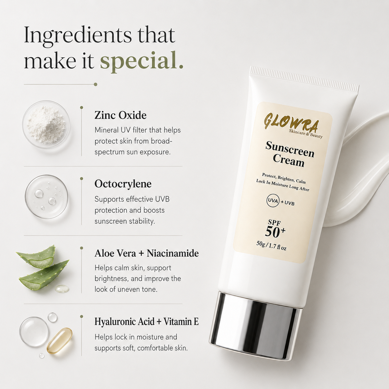 Sunscreen Cream SPF 50+ (50 ml)