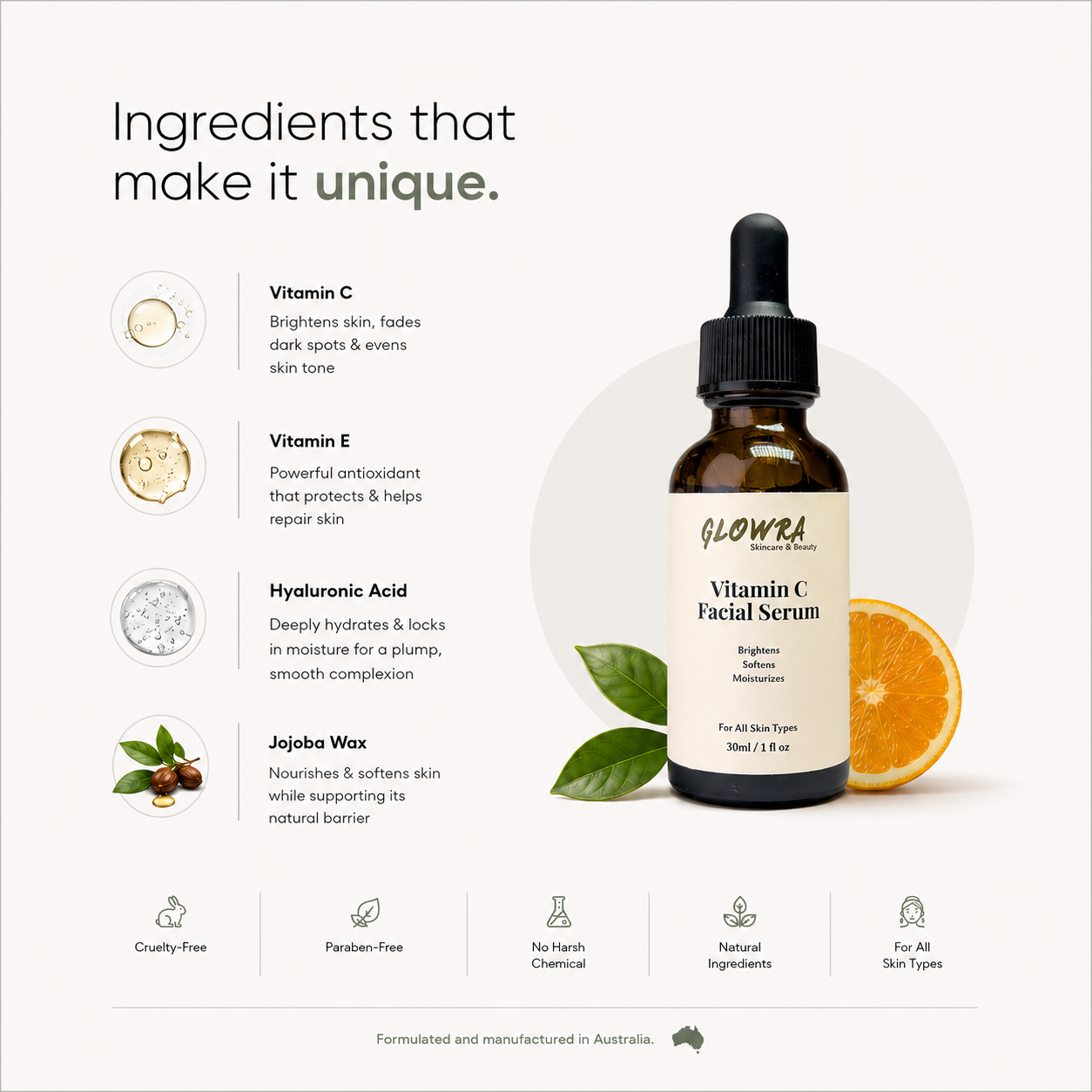 Vitamin C Facial Serum - 30ml